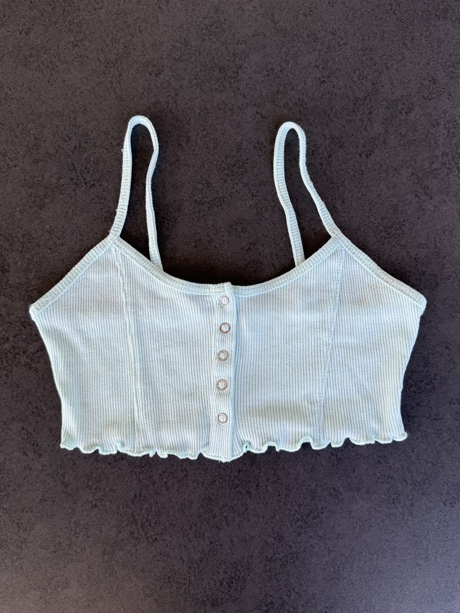 Bershka Top: Top türkis – Nuovo (secondo la descrizione) da Frümsen venduto da laura002