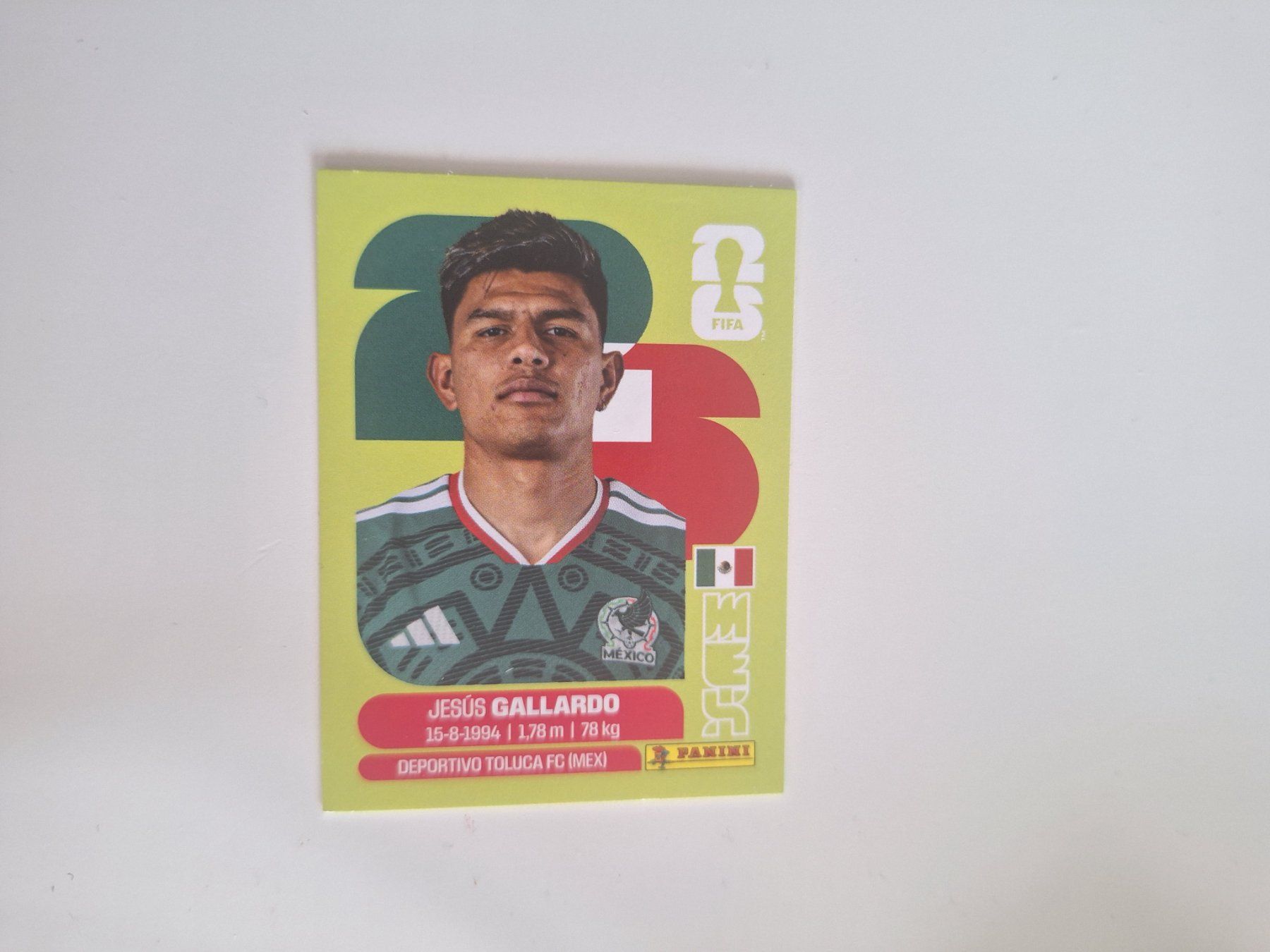 Panini Carte collezionabili: Panini 2026 Jesus Gallardo MEX 6 – Nuovo (secondo la descrizione) da Tennwil venduto da mal_2fhf