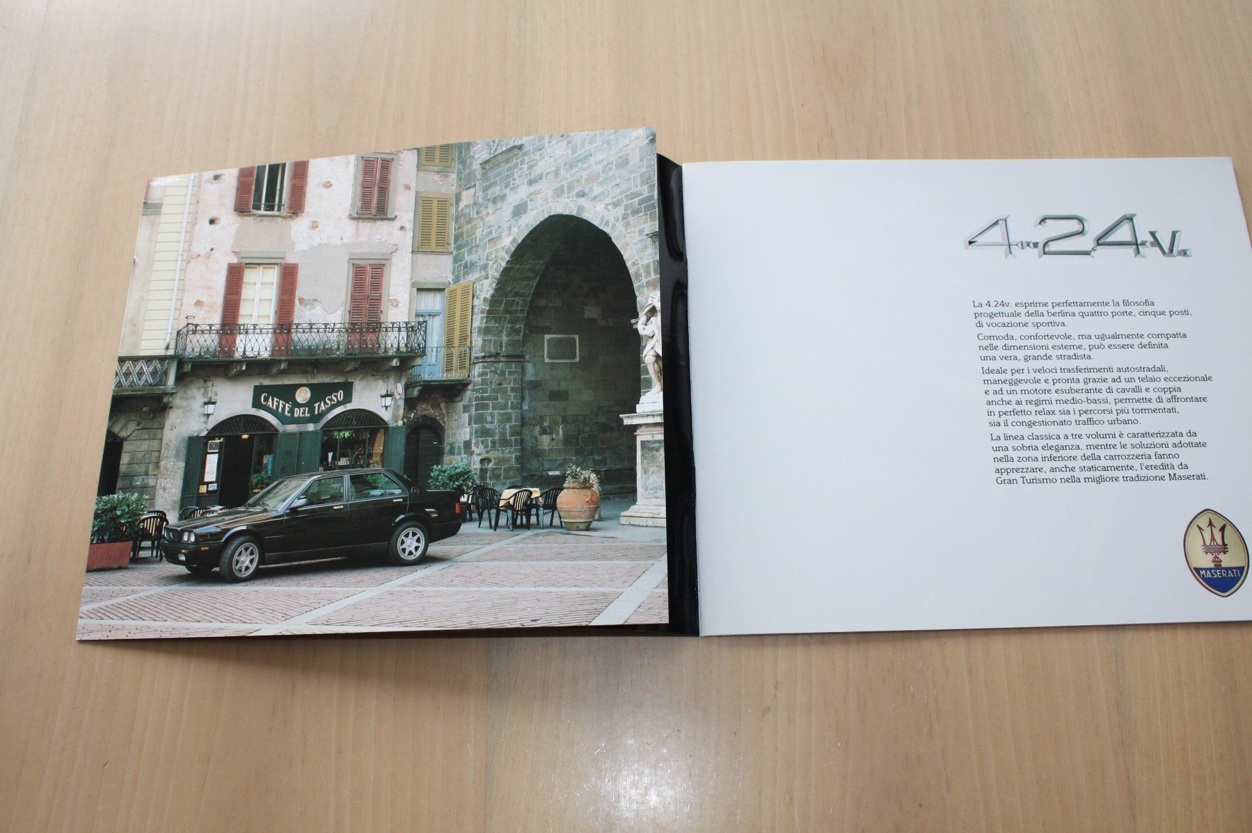 Maserati Documenti: Maserati 4.24v Prospekt/Brochure – Usato da Wikon venduto da erwin400 1