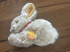 Steiff Hase Cosy Snuffy beige Schleife unbespielt 5363/16