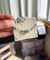 Bracelet fait main en pierre naturelle Aigue-marine