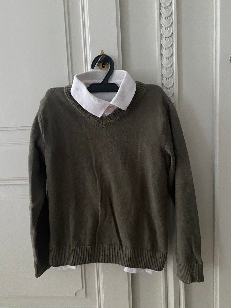 H&M Kleiderpakete & -sets: Ensemble Polo mit Baumwoll Pullover Gr. 116 – Gebraucht aus Fribourg von geraldine132