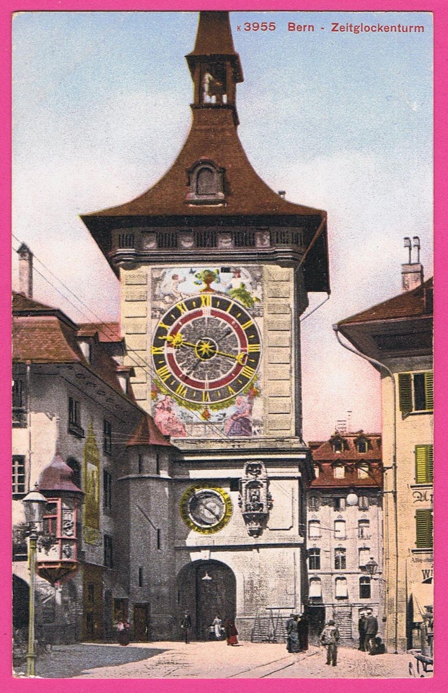 Cartes postales: Bern Zeitglockenturm belebt – D'occasion à Einsiedeln par dillie