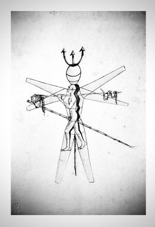 "First Hunt" original!, A2 / 1998 / Mischa Müller  geb. 1976