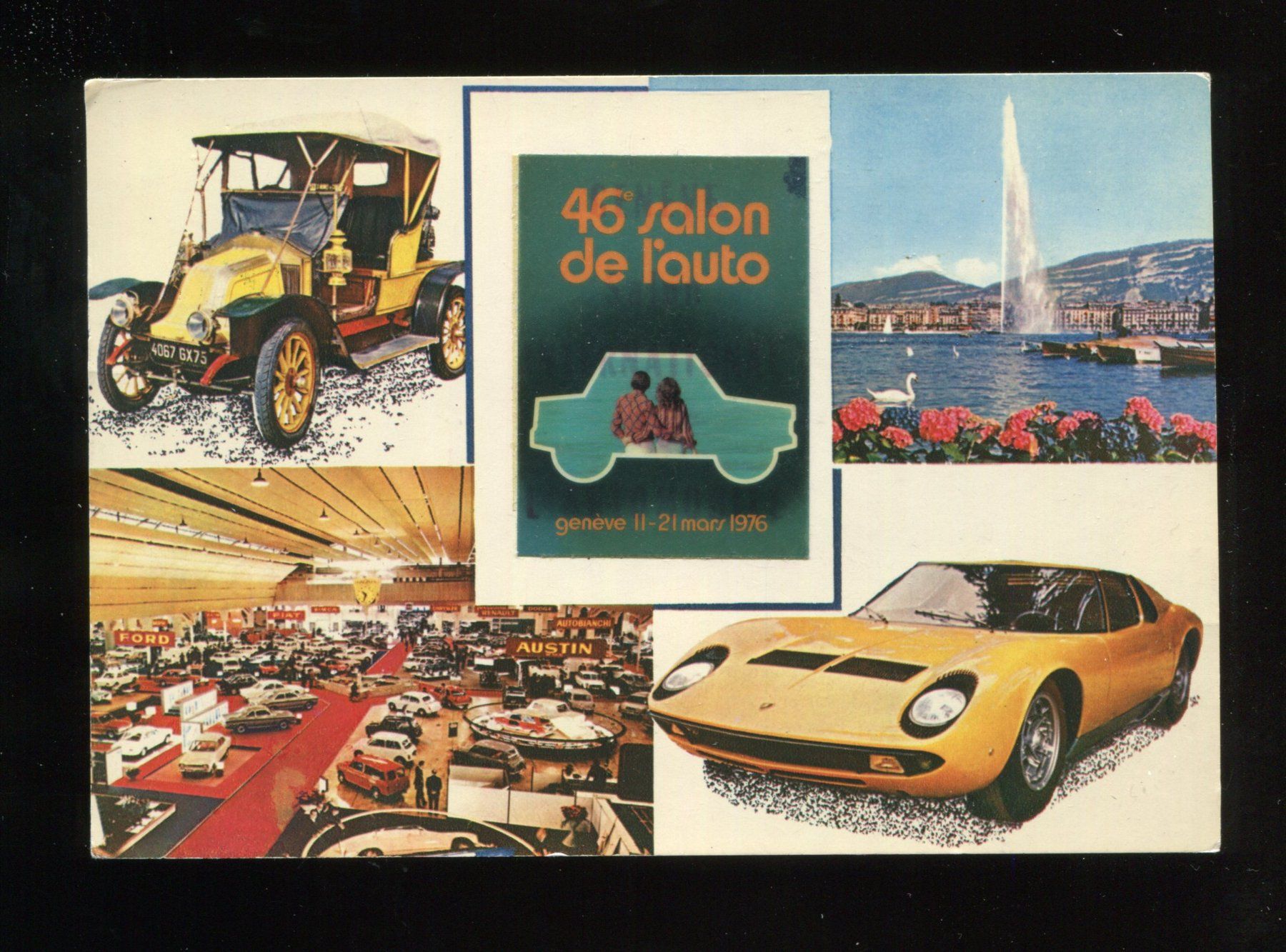 Cartoline postali: Genf, Autosalon  1976 – Usato da Aarau venduto da Elmaar41