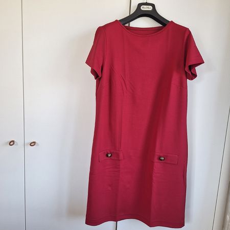 Sehr schönes PIU & PIU Kleid, Gr. 38, Rot, Made in Italy