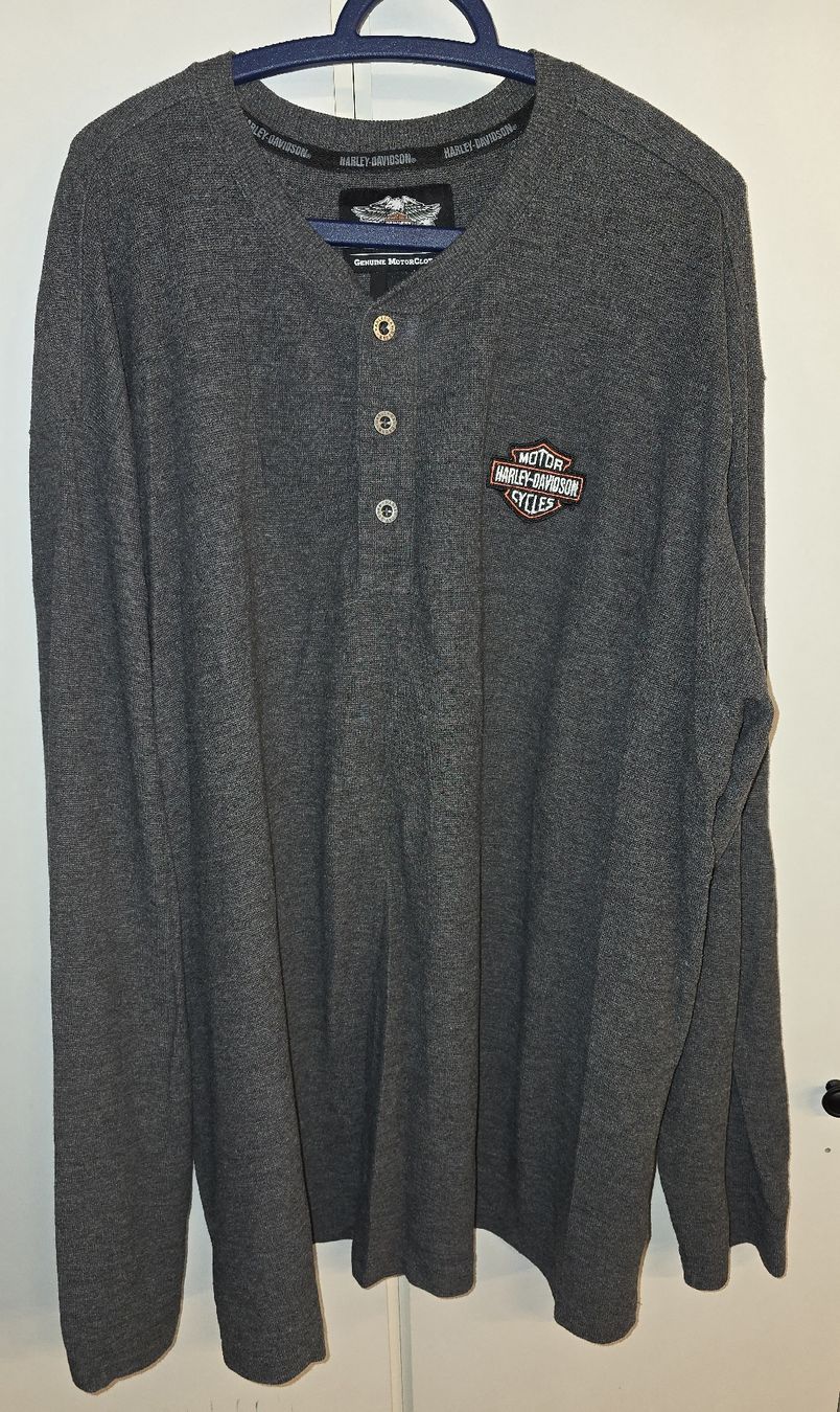 Maglioni & Felpe: Pull laine Harley Davidson gris 3xl – Usato da Champlan venduto da Sgosteli