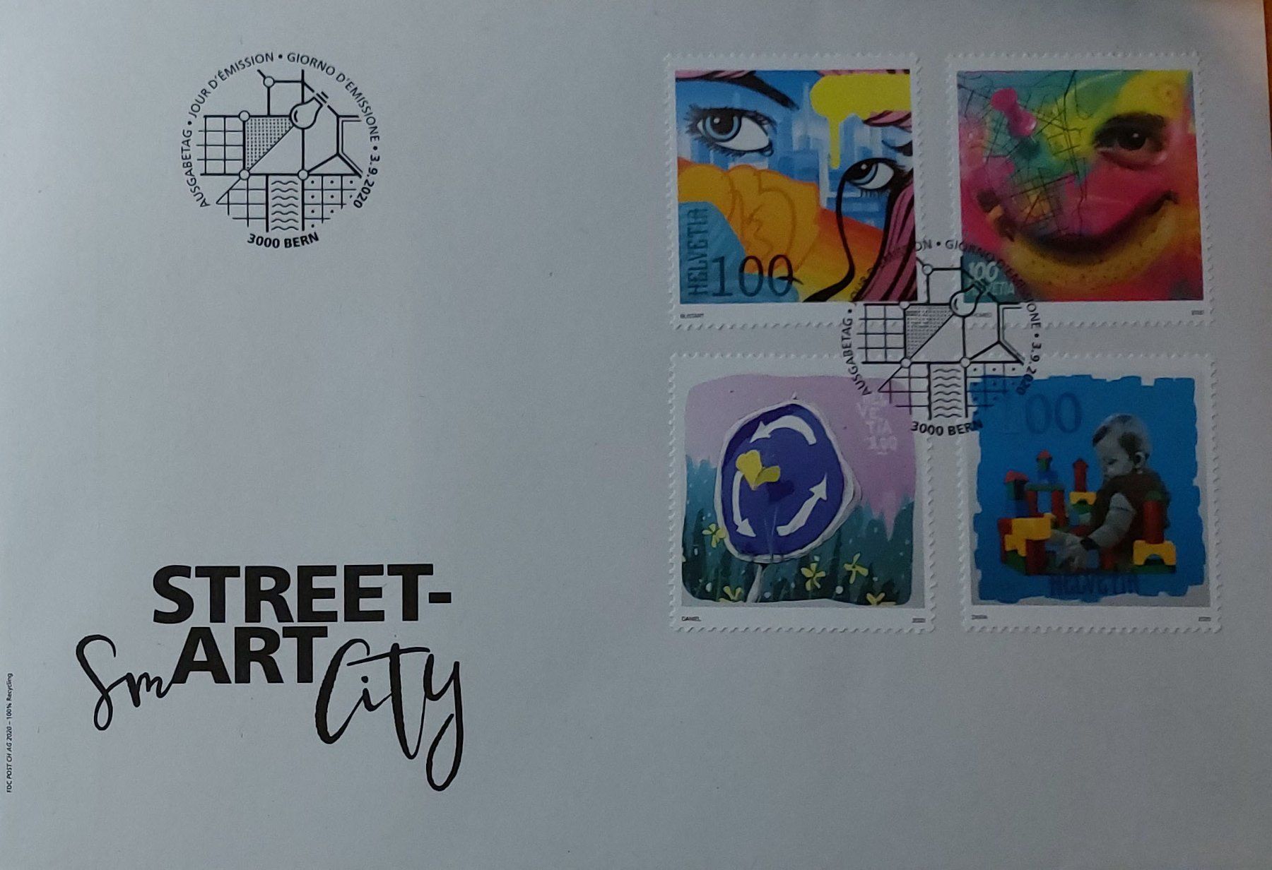 Tous les timbres: F1787 - FDC street Art – D'occasion à Trélex par Phil_Albert