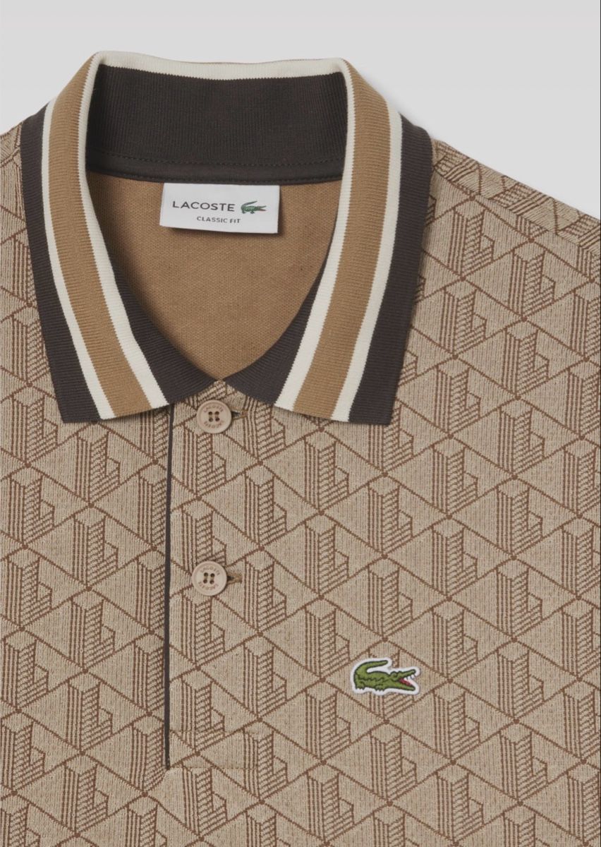 Magliette Polo: Polo Lacoste homme monogramme beige – Nuovo e nell'imballaggio originale da Biel/Bienne venduto da Akwawini 2