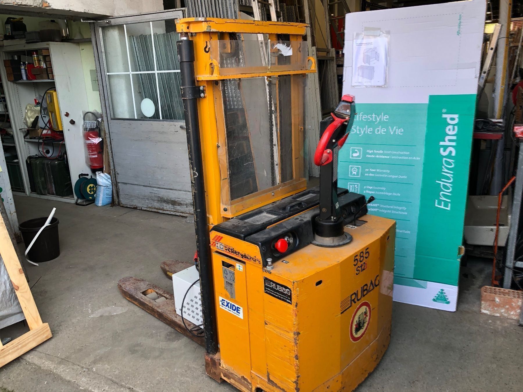 Carrelli elevatori e a forche: Hubstapler nur 566h Hubhöhe 245cm – Usato da Necker venduto da liq24 1
