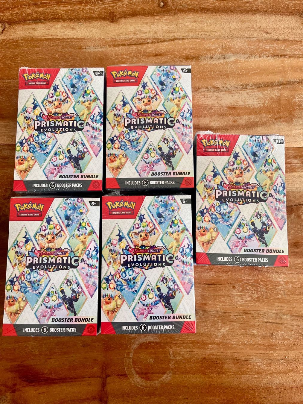 Pokémon Sammelbilder & Trading cards: 5x Prismatic evolutions Booster Bundle EN – Neu und originalverpackt aus Dübendorf von Imtsch