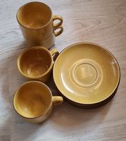 Rössler Kaffeetassen Set 4-teilig senffarben