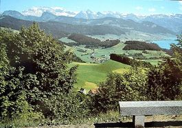 FEUSISBERG Blick vom Berghaus Etzel-Kulm