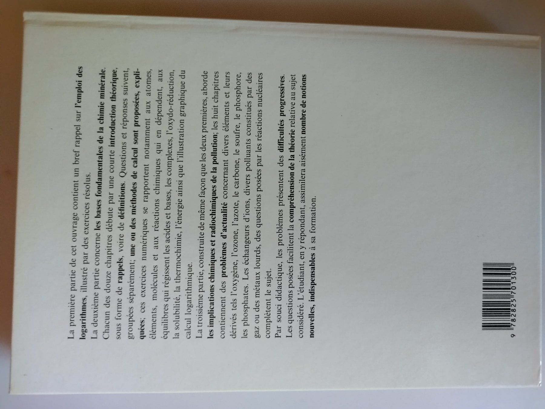 Libri: 3 livres de chimie – Usato da Ollon VD venduto da yva_g28f 2