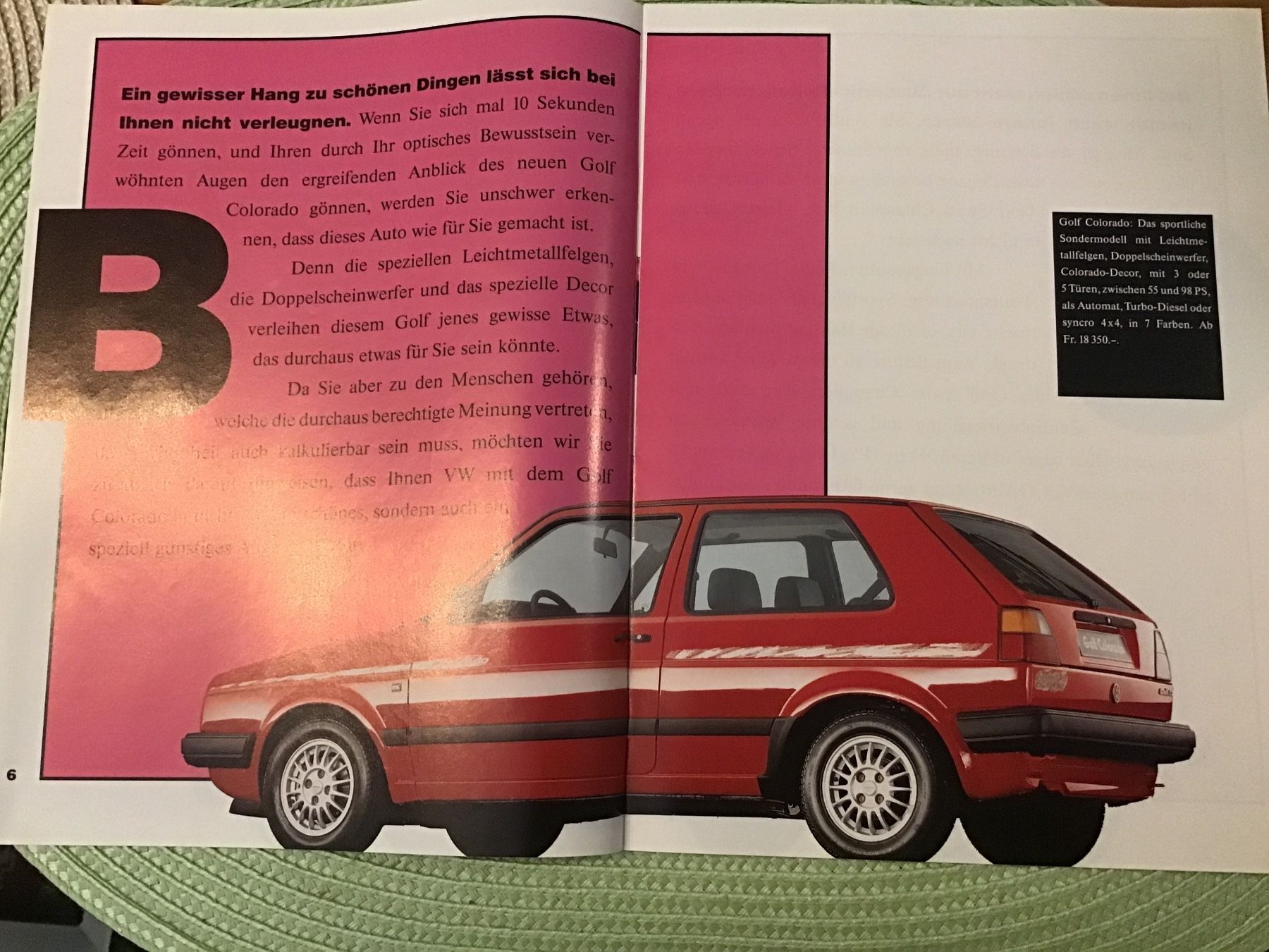 VW Documenti: VW Audi Prospekt 24 Seiten 1991 – Usato da Scherzingen venduto da Starseller62 3