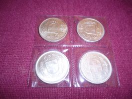 Schweizer 5 Fr Silber - Münzen, 60 JAHR  Top!!!!!