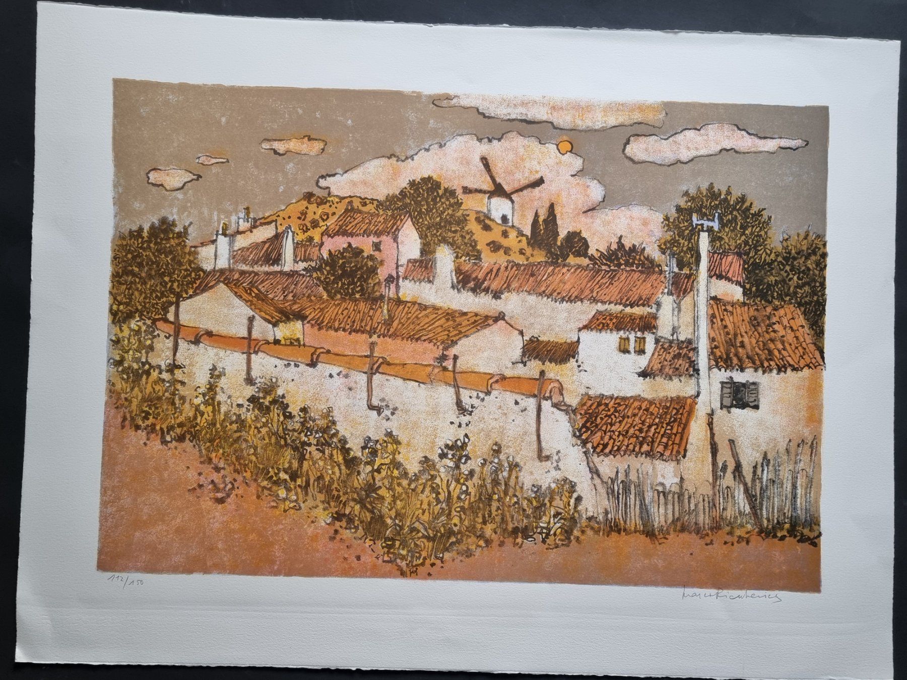 Grafica & Litografie: MARCO RICHTERICH LITHOGRAPHIE SIGNIERT NUMMERIERT – Usato da Gersau venduto da grafik-kunst 2