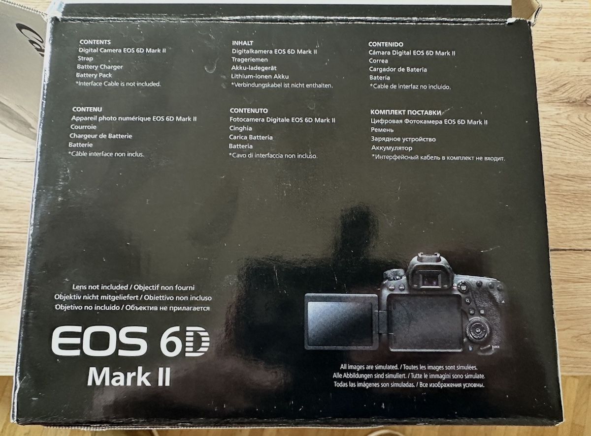Canon Fotocamera: Canon EOS 6D Mark II Body – Nuovo (secondo la descrizione) da Biel/Bienne venduto da Jupiter63 7