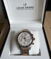 Louis Erard Uhr, Automatic Chronograph, Edelstahl rosé PVD