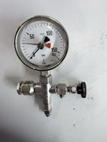 Hochdruck-Manometer-Einheit mit Ventilblock – Edelstahl – bi
