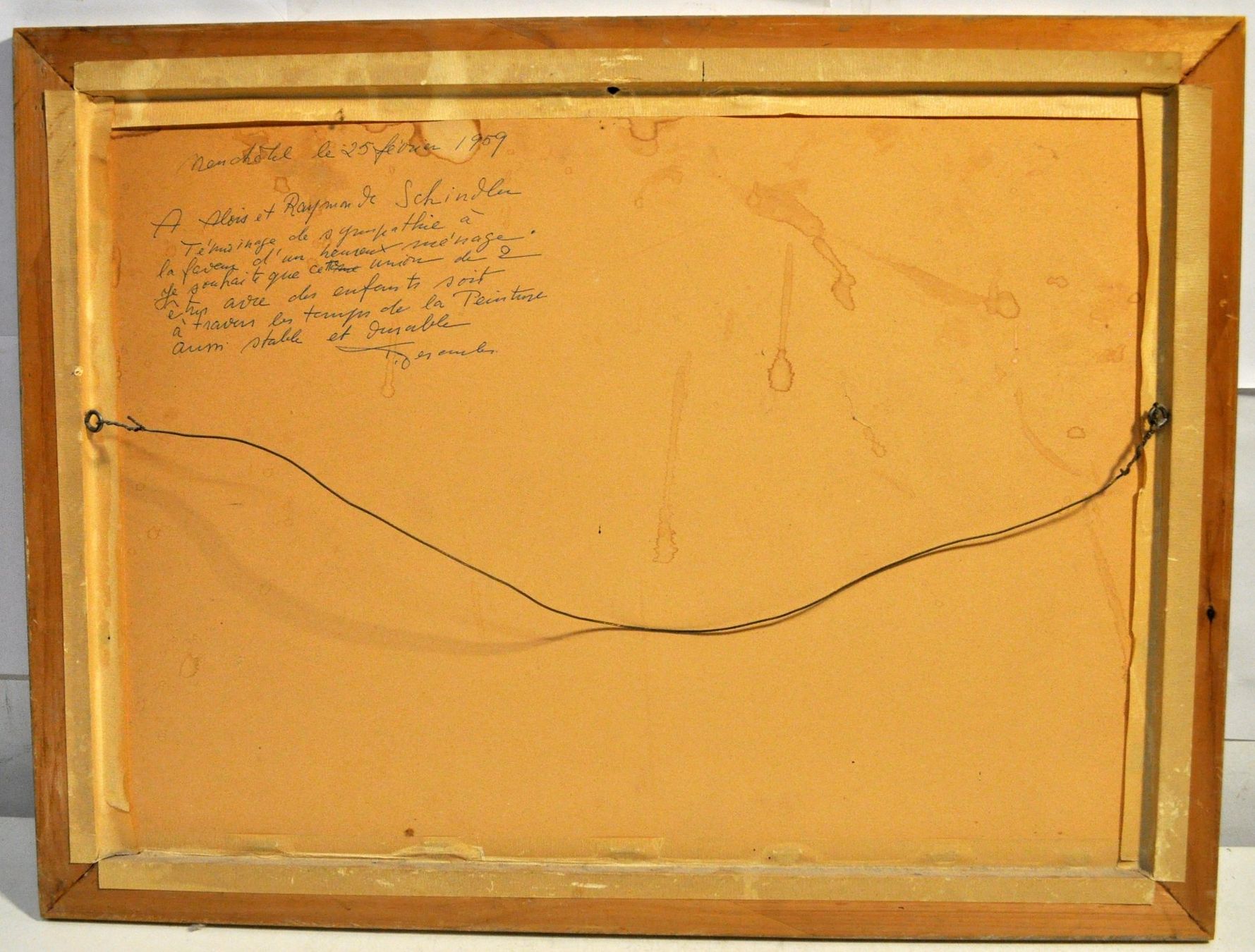 Tableaux: Aquarelle signée Pierre Desaules – D'occasion à Neuchâtel par Neuchatel 9