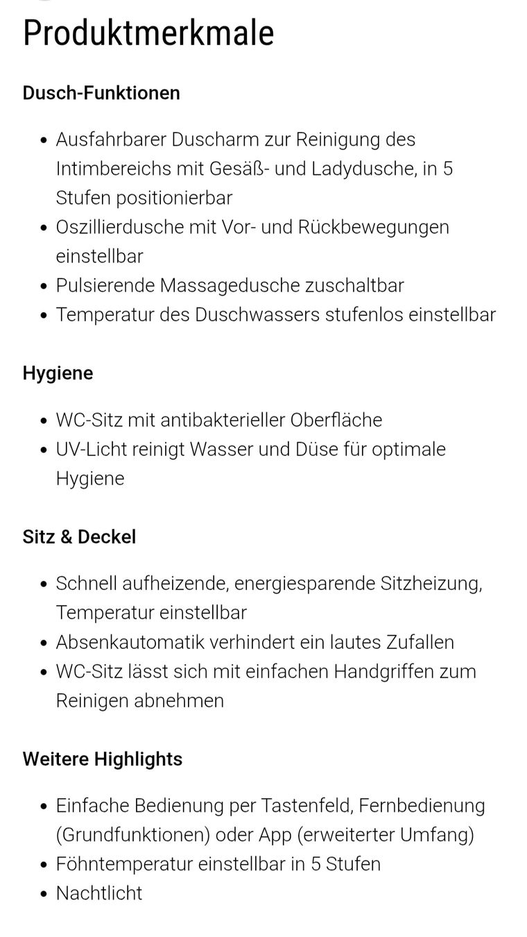 Laufen WC: Dusch WC Deckel – Nuovo e nell'imballaggio originale da Au ZH venduto da Bandit66 3