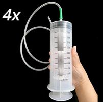 4x 550ml-Großraumspritze mit 1m Schlauch