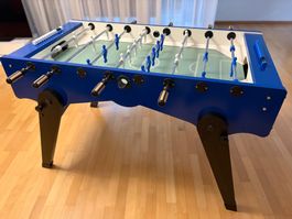 Fussballtisch Garlando FOLDY, Glasspielfeld, Safety-Stangen