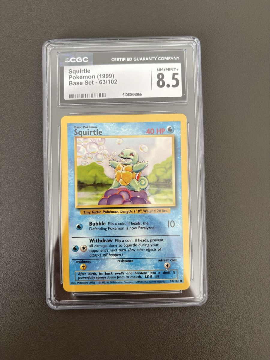 Pokémon Carte collezionabili: Blastoise / Turtok &  Squirtle / Schiggy Base Set CGC / PSA – Nuovo (secondo la descrizione) da Frick venduto da Jimmy6860 2
