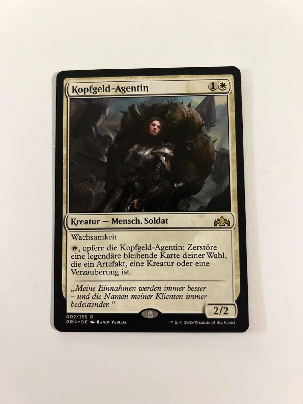 Magic The Gathering Carte collezionabili: MTG - Kopfgeld-Agentin - Ravnica - DE – Usato da Wangen an der Aare venduto da SG94