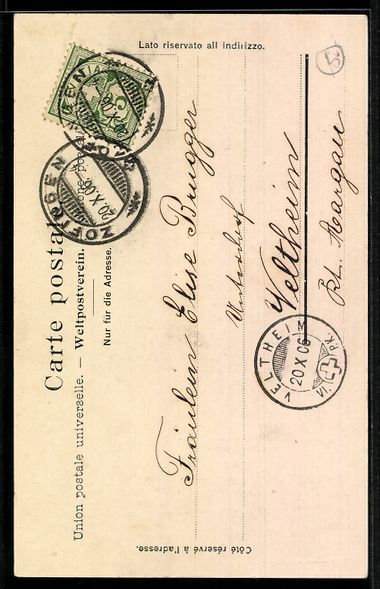 Cartoline postali: AK Zofingen, An der Kirche – Usato da Berlin venduto da bartko-reher 1