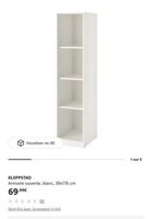 Armoire ouverte IKEA
