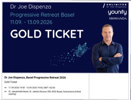 Dr. Joe Dispenza Progressive Retreat Basel 11.-13.09.2026
