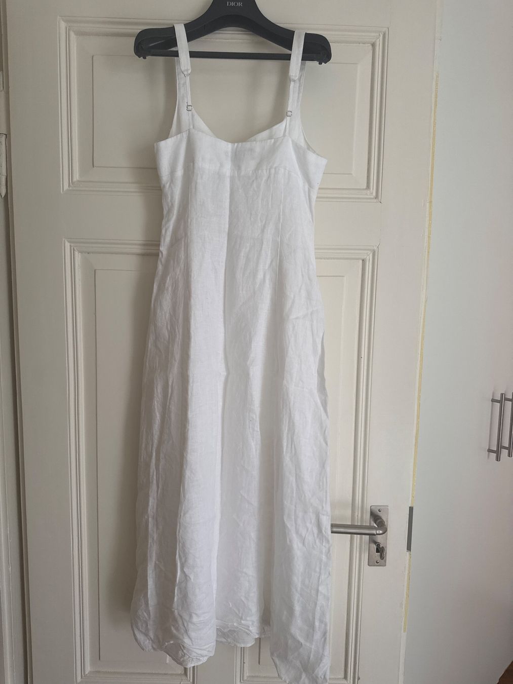 Zara Kleider: Zara Midi Leinenkleid in Weiss – Neu (gemäss Beschreibung) aus Meilen von Emma_321 5