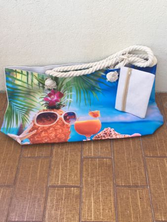 Strand/Bade - Tasche mit Portemonnaie