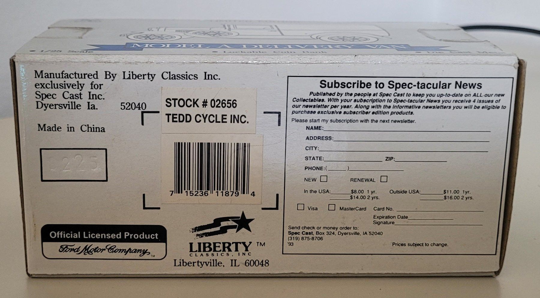 Ford Modellini d'auto: Liberty Classics 1929 Ford Model – Nuovo (secondo la descrizione) da Plaffeien venduto da Kornshell 4