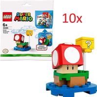 10x LEGO 30385 Super Mario Mushroom Surprise Neu & Sealed