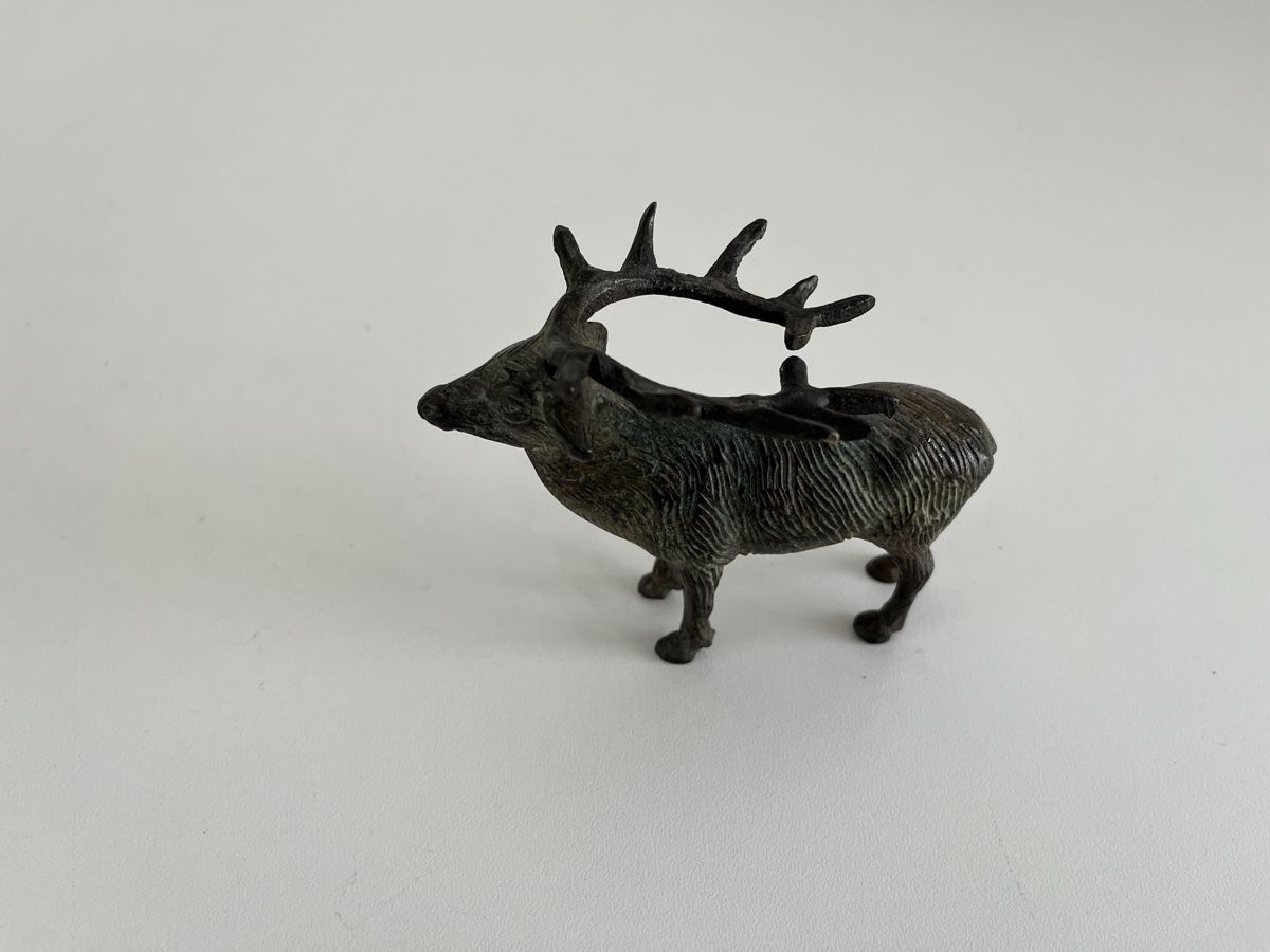 Statuette: Hirsch aus Bronze – Usato da Wetzikon ZH venduto da seli03 1