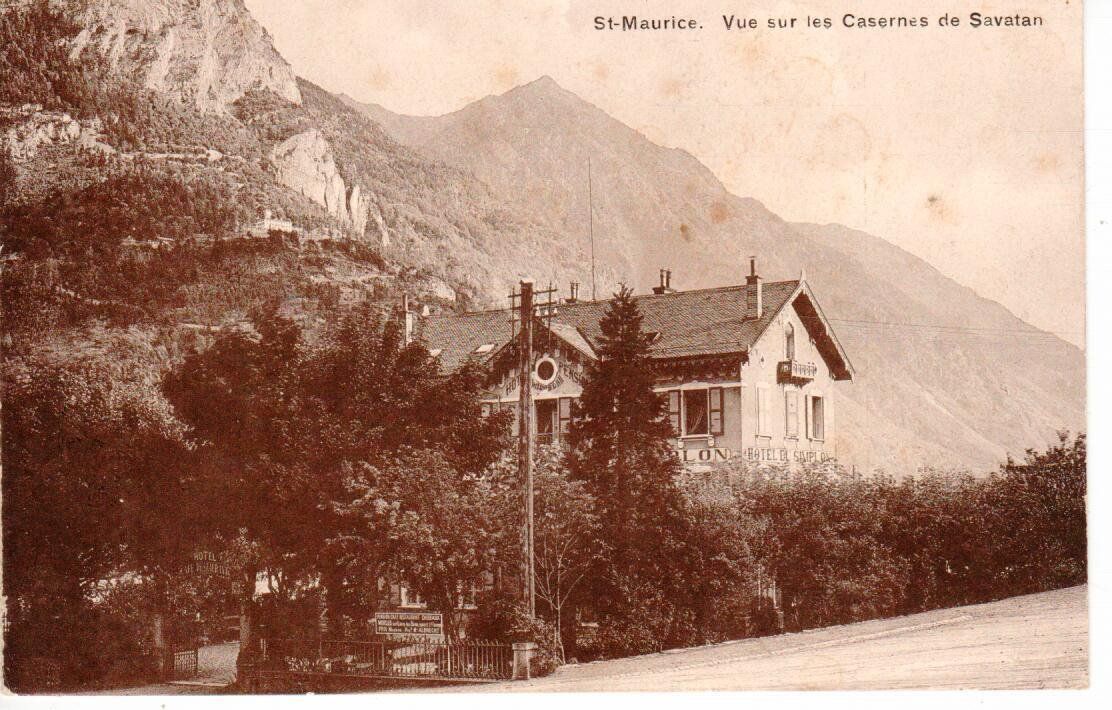 Ansichtskarten: St. Maurice 1932 – Gebraucht aus Wolhusen von Curver9