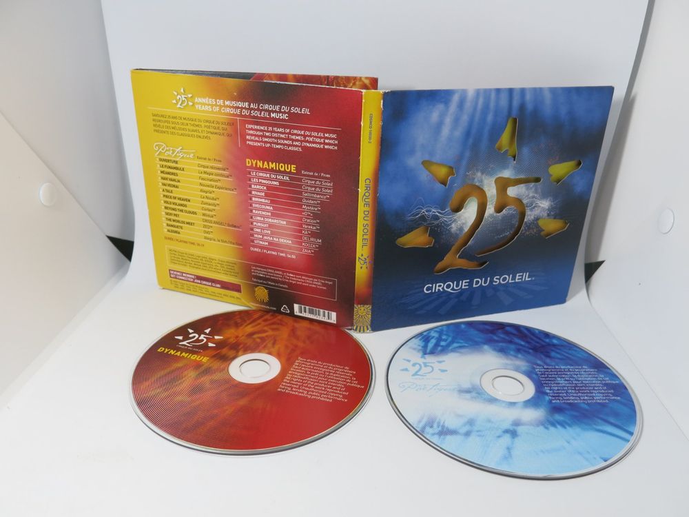 2 CD Cirque Du Soleil 25 Poetique Dynamique Show Soundtrack (Gebraucht ...