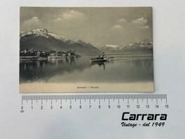 Postkarten Tessin Ticino Locarno Muranto Battello 1907