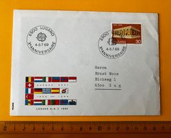 Sonderbrief 1969 Lugano Europa CEPT