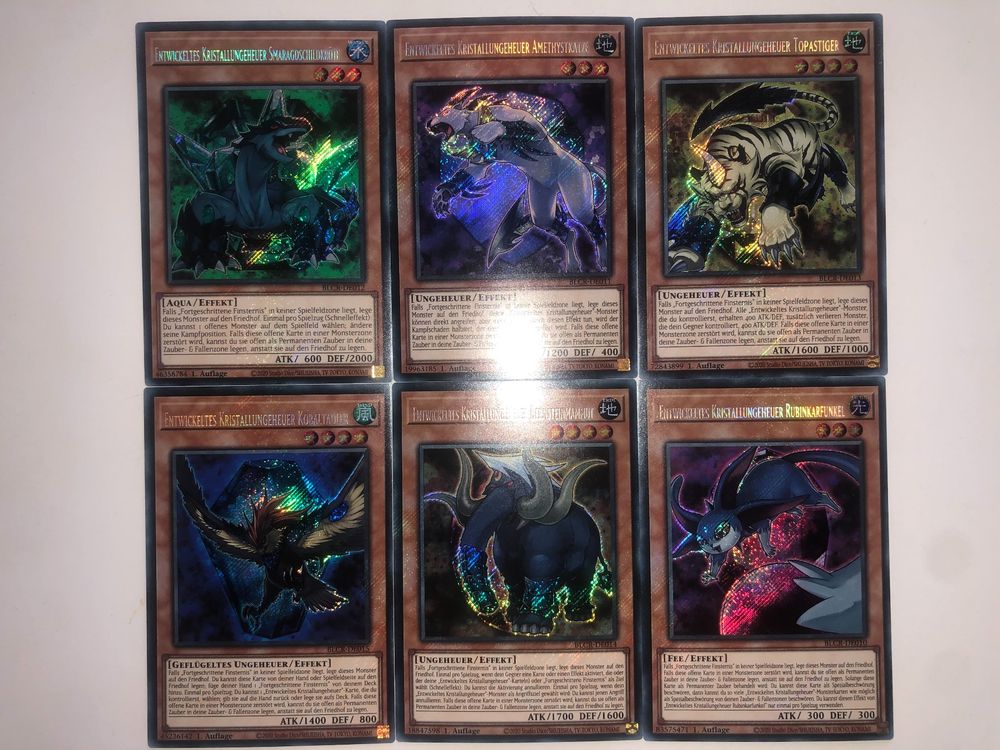 YuGiOh Entwickeltes Kristallungeheuer Set| Regenbogendrache | Kaufen ...