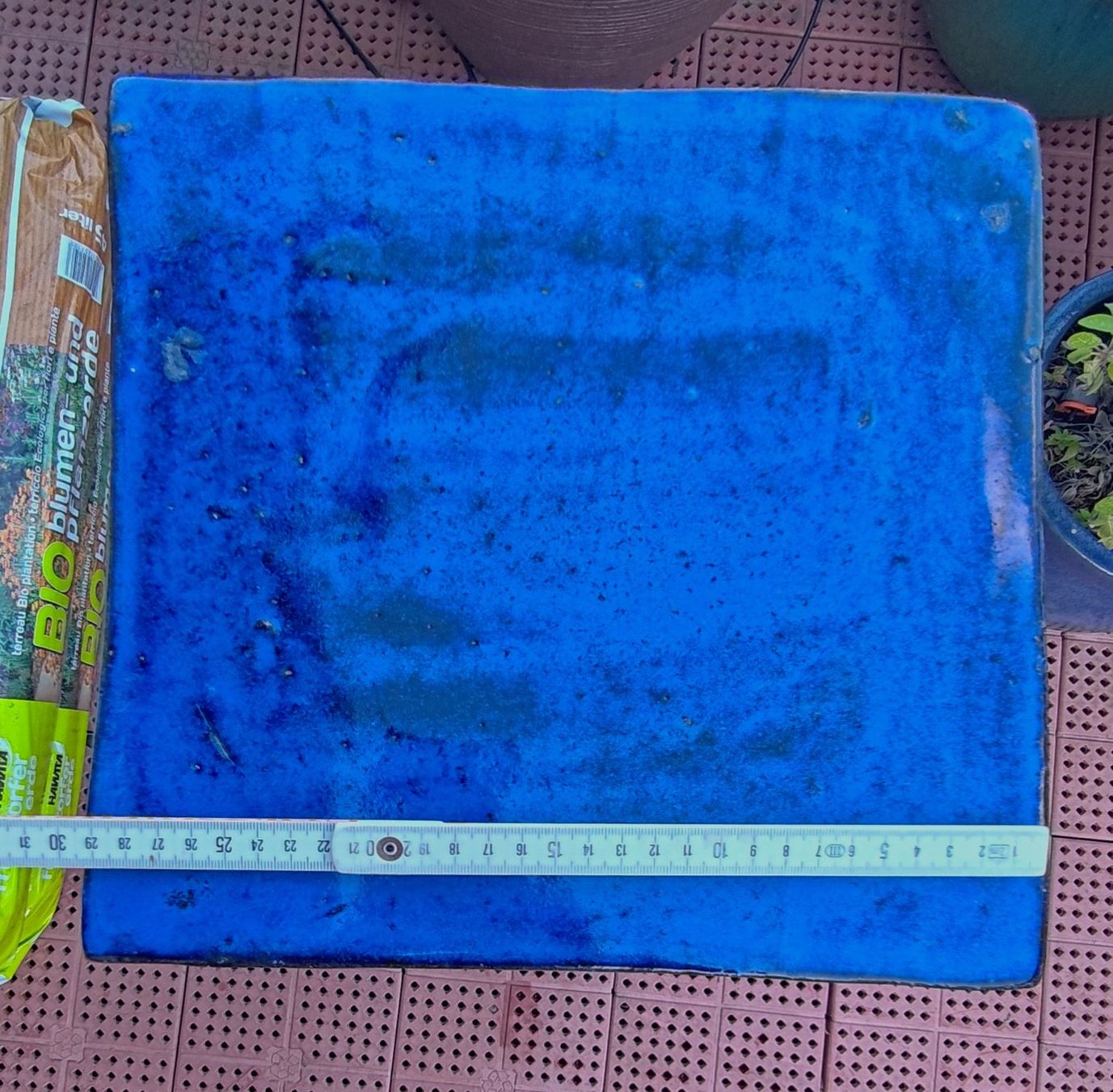 Altro in Decorazioni & Accessori: Terrakotta Säule in blau – Nuovo (secondo la descrizione) da Richterswil venduto da Tilka 2