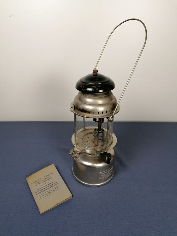 Antike Schweizer Benzin Vergaserlampe 1