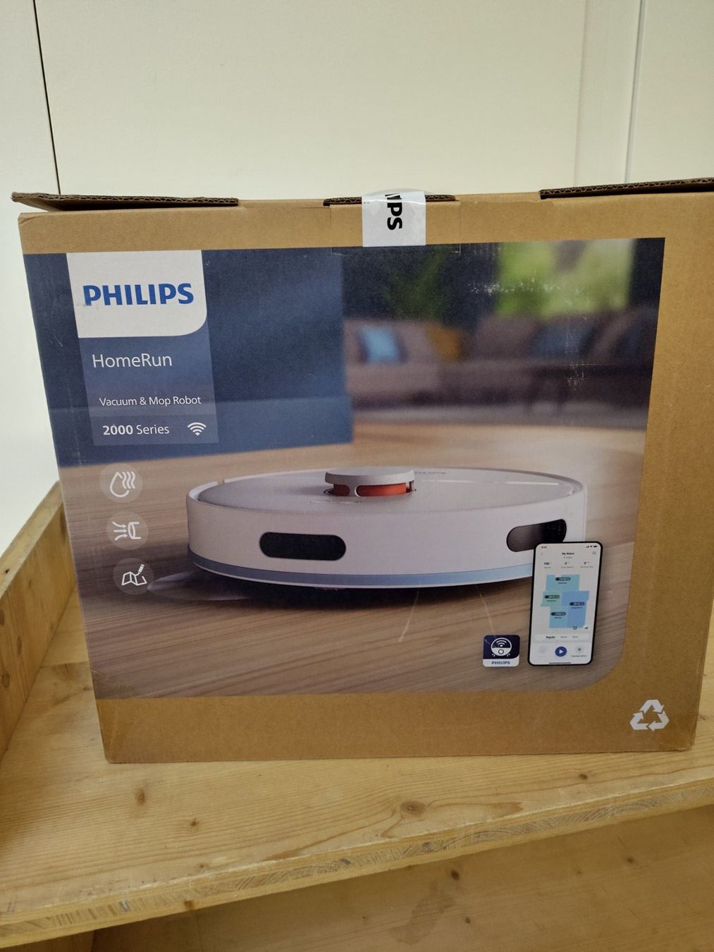 Philips Aspirapolveri & Accessori: Philips - Saugwischroboter XU2000/10 - Blau – Nuovo e nell'imballaggio originale da Dällikon venduto da Retouren_Resale