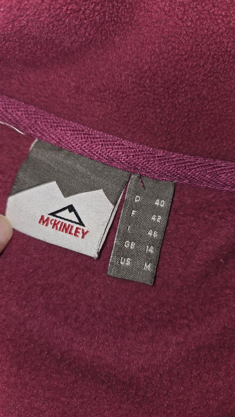 Mckinley Giacche: McKinley Fleecejacke, bordeaux, Gr. 40 – Usato da Wallisellen venduto da Gloeggel 1