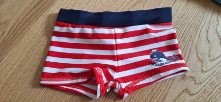 Badehose geringelt, Gr. 74,neu