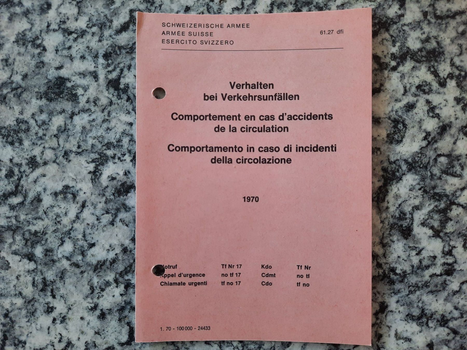 Libri: Verhalten bei Verkehrsunfällen – Usato da Ruswil venduto da Sammlergeist