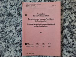 Verhalten bei Verkehrsunfällen